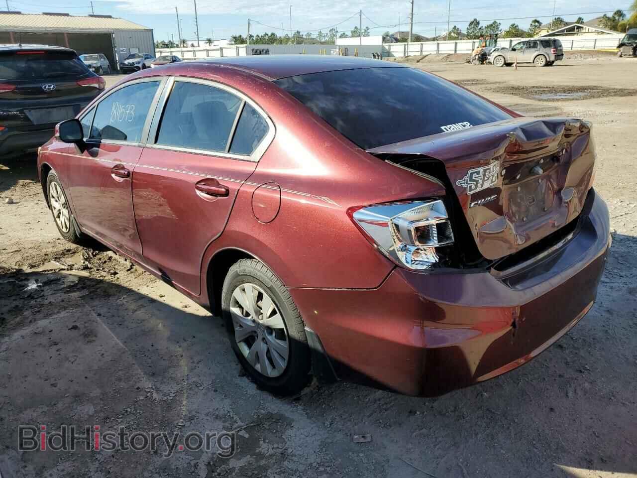 2012 HONDA CIVIC - VIN: 2HGFB2F55CH510588 - Фото 2