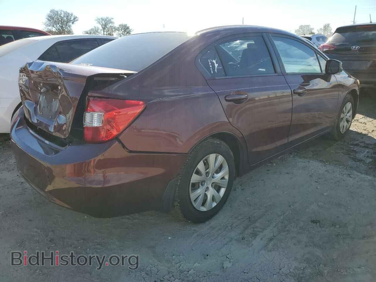 2012 HONDA CIVIC - VIN: 2HGFB2F55CH510588 - Фото 3