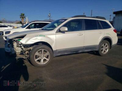 2014 Subaru OUTBACK 2.5I Limited, белый — VIN 4S4BRBLC7E3296619, Copart