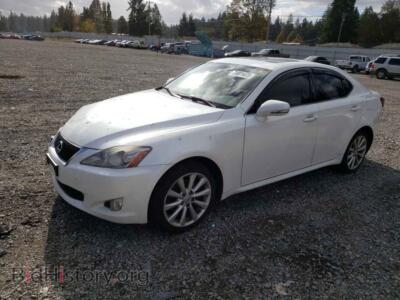 2010 Lexus IS 250, белый — VIN JTHCF5C22A2032717, Copart