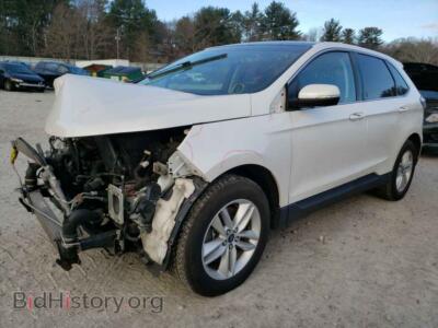 2015 Ford EDGE Edge SEL, white — VIN 2FMPK4J99FBC15540, Copart
