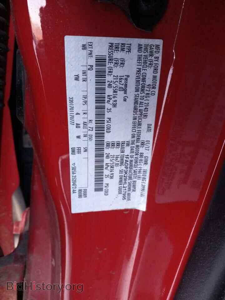 2017 FORD FOCUS - VIN: 1FADP3K29HL217995 - Фото 12