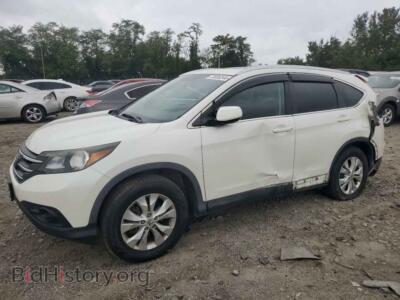 2013 Honda CRV EXL, белый — VIN 5J6RM4H78DL083812, Copart