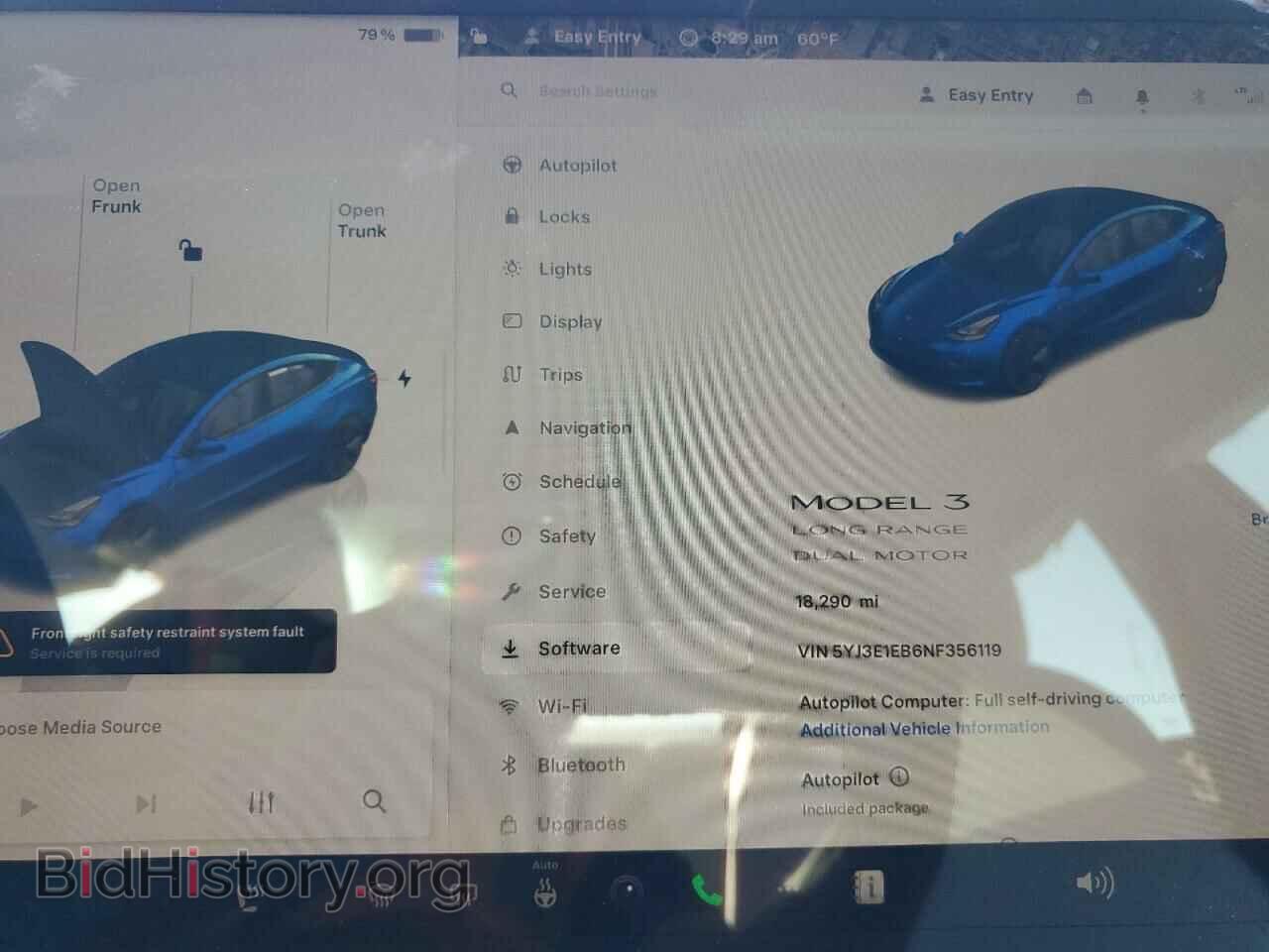 2022 TESLA MODEL 3 - VIN: 5YJ3E1EB6NF356119 - Photo 9