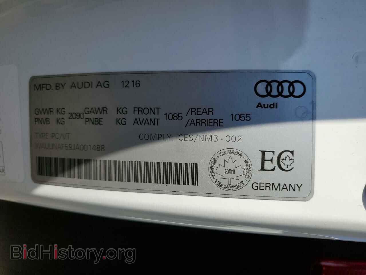 2018 AUDI A5 - VIN: WAUUNAF59JA001488 - Фото 12