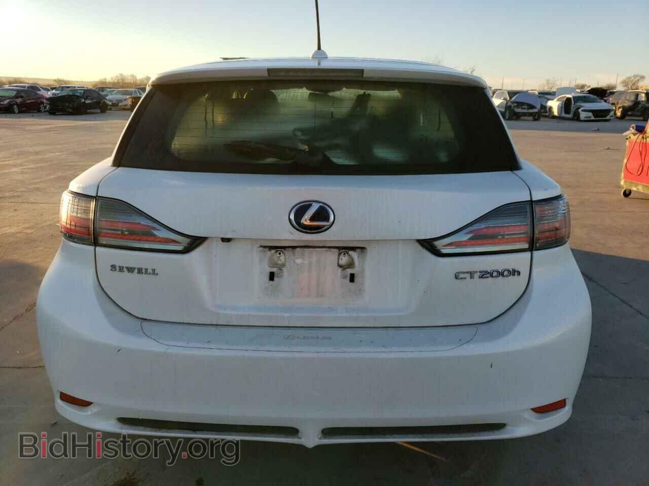 2012 LEXUS CT 200 - VIN: JTHKD5BH0C2108235 - Фото 6