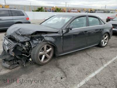 2012 Audi A4 A4 Premium, черный — VIN WAUEFAFL0CN012892, Copart