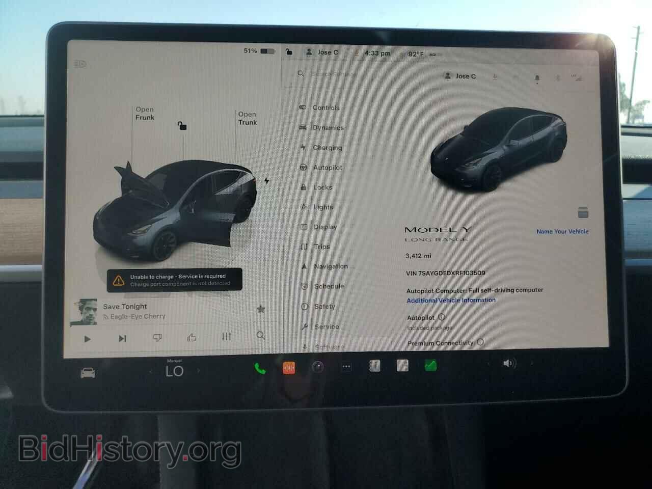2024 TESLA MODEL Y - VIN: 7SAYGDEDXRF103509 - Фото 9