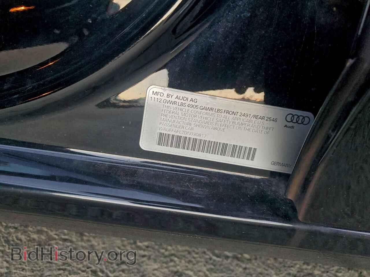 2013 AUDI A4 - VIN: WAUFFAFL2DN030817 - Photo 12