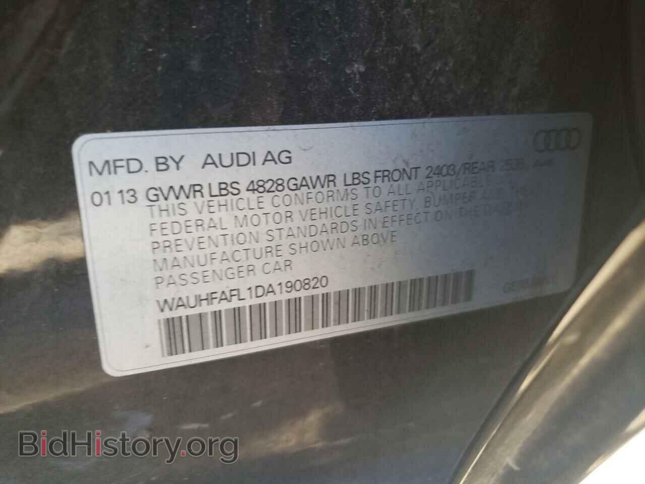 2013 AUDI A4 - VIN: WAUHFAFL1DA190820 - Photo 12