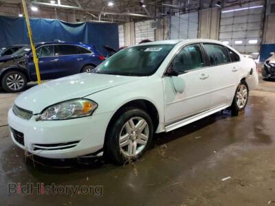 2013 Chevrolet IMPALA LT, white — VIN 2G1WB5E38D1173238, Copart
