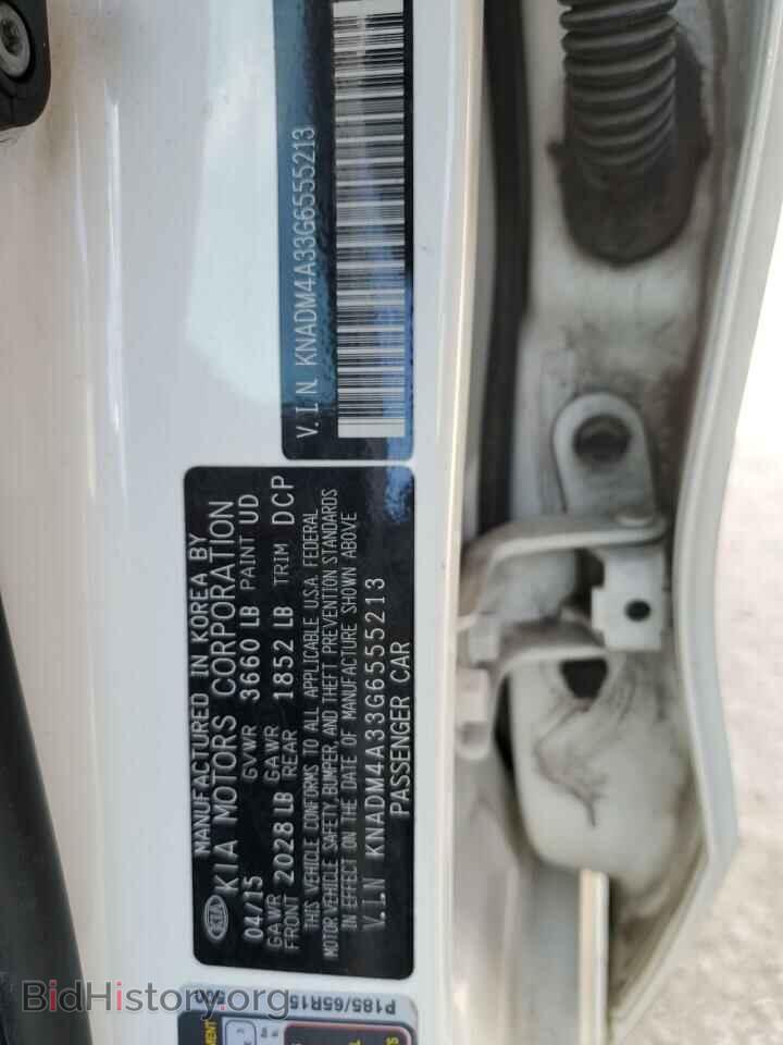 2016 KIA RIO - VIN: KNADM4A33G6555213 - Фото 12
