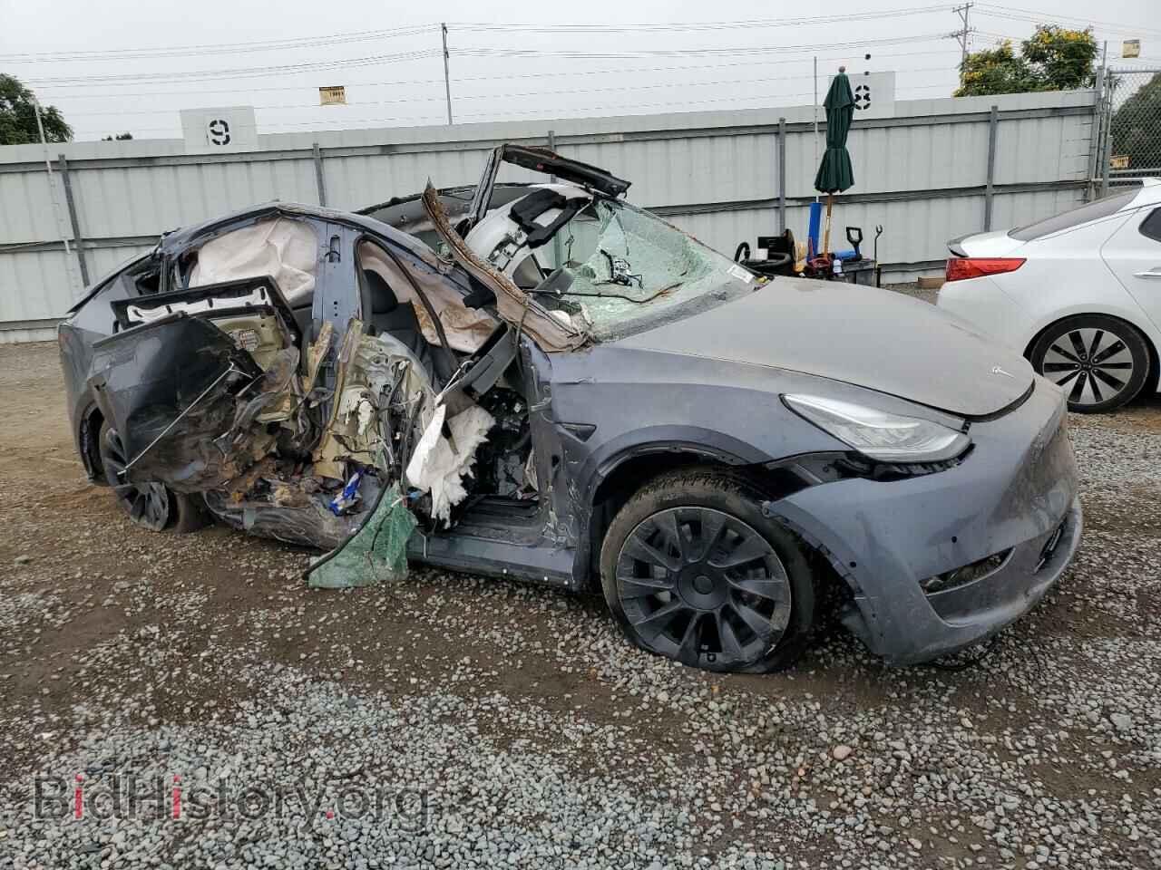 2022 TESLA MODEL Y - VIN: 7SAYGDEE3NF346758 - Фото 4