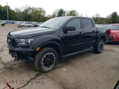 2021 Ford RANGER XL, черный — VIN 1FTER4FHXMLD07180, Copart