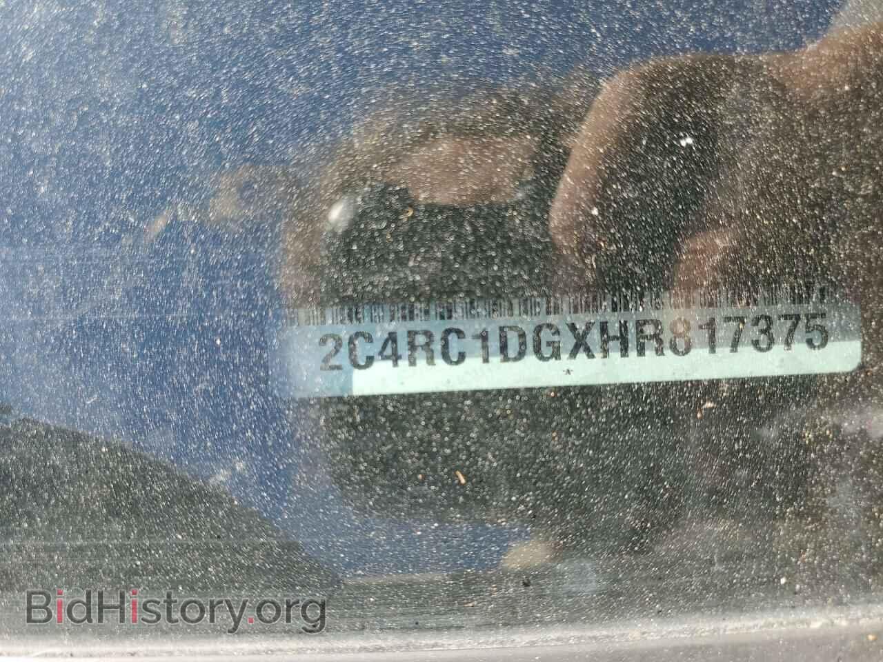 2017 CHRYSLER PACIFICA - VIN: 2C4RC1DGXHR817375 - Фото 12