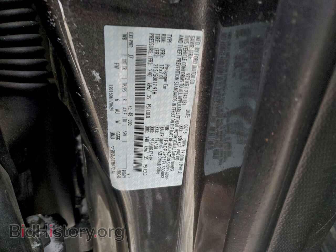 2015 FORD FOCUS - VIN: 1FADP3F21FL333893 - Фото 12