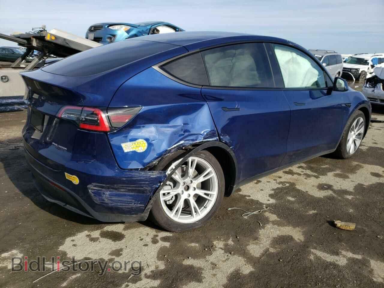 2021 TESLA MODEL Y - VIN: 5YJYGDEE0MF090977 - Фото 3