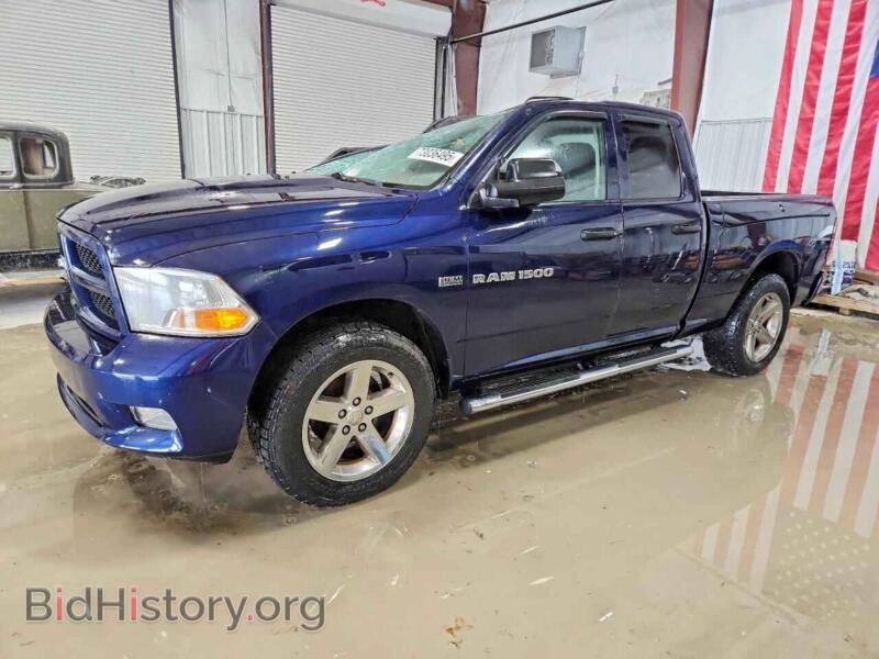 2012 Dodge RAM 1500 ST (VIN 1C6RD7FT0CS303365) — photo 1 of 14, Copart, damage: top/roof