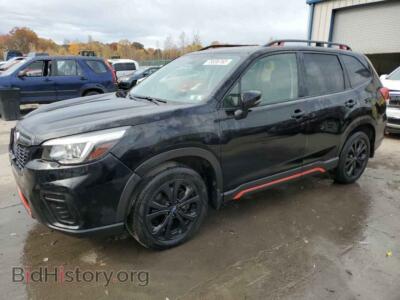 2020 Subaru FORESTER Forester S, черный — VIN JF2SKARC1LH498643, Copart