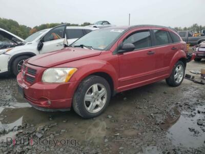 2007 Dodge CALIBER SXT, red — VIN 1B3HB48B97D104047, Copart
