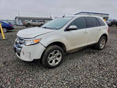 2013 Ford EDGE SEL, white — VIN 2FMDK3JC5DBC02810, Copart
