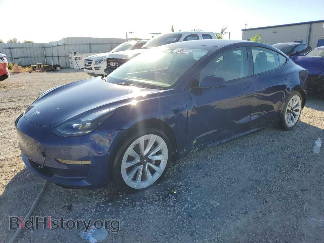Photo 5YJ3E1EA9NF369857 - TESLA MODEL 3 2022