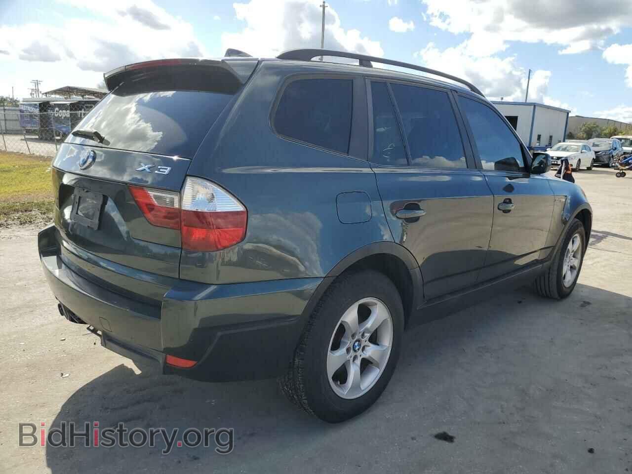 2007 BMW X3 - VIN: WBXPC93417WF14672 - Фото 3