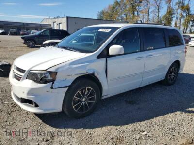 2016 Dodge CARAVAN R/T, white — VIN 2C4RDGEG0GR242572, Copart