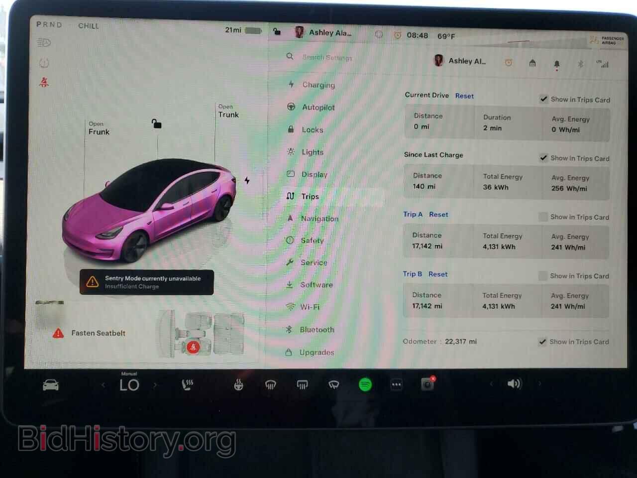 2023 TESLA MODEL 3 - VIN: 5YJ3E1EA2PF420490 - Фото 9