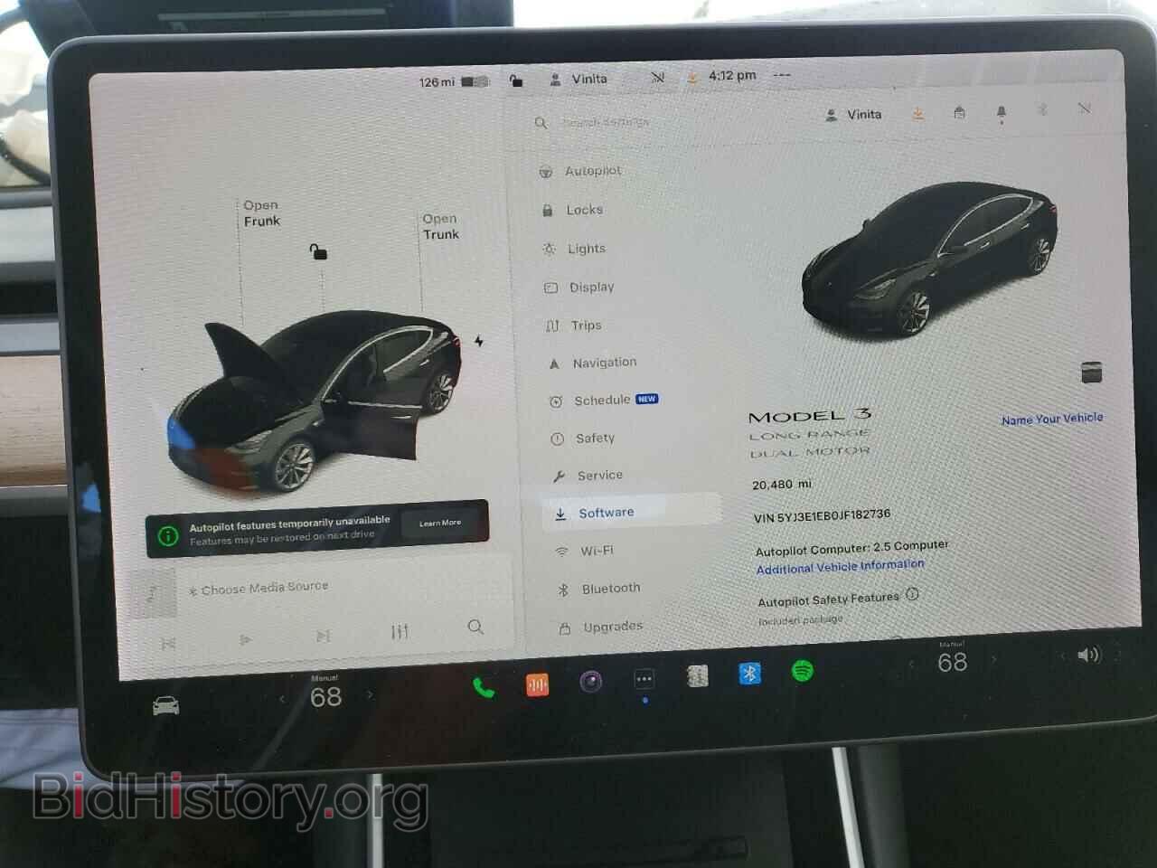 2018 TESLA MODEL 3 - VIN: 5YJ3E1EB0JF182736 - Фото 9