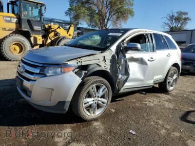 2014 Ford EDGE Limited, серебристый — VIN 2FMDK4KC8EBA22579, Copart