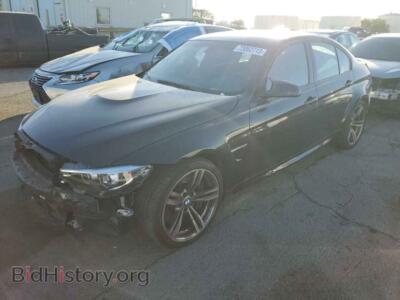 2018 BMW M3, black — VIN WBS8M9C52J5L01188, Copart