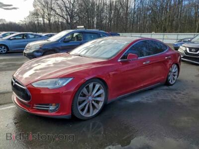 2013 Tesla MODEL S, красный — VIN 5YJSA1DN6DFP09413, Copart
