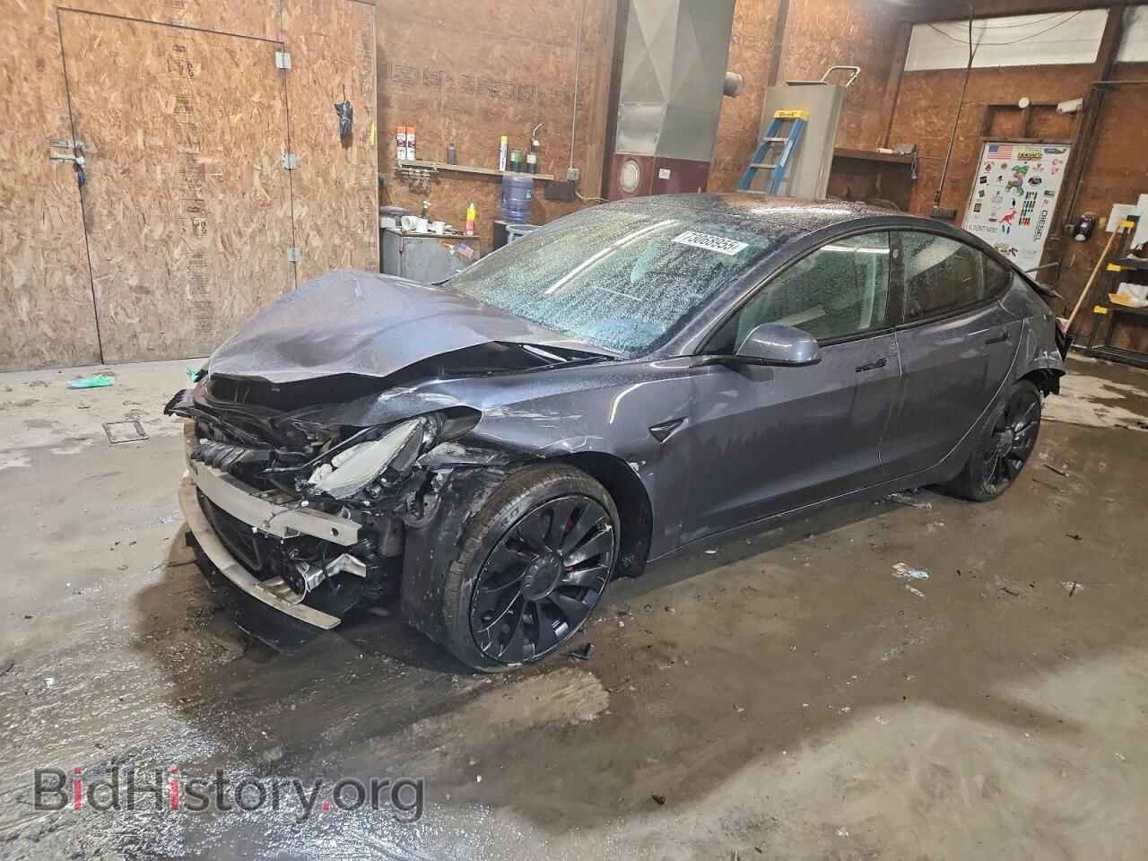 Photo 5YJ3E1EC7NF244342 - TESLA MODEL 3 2022