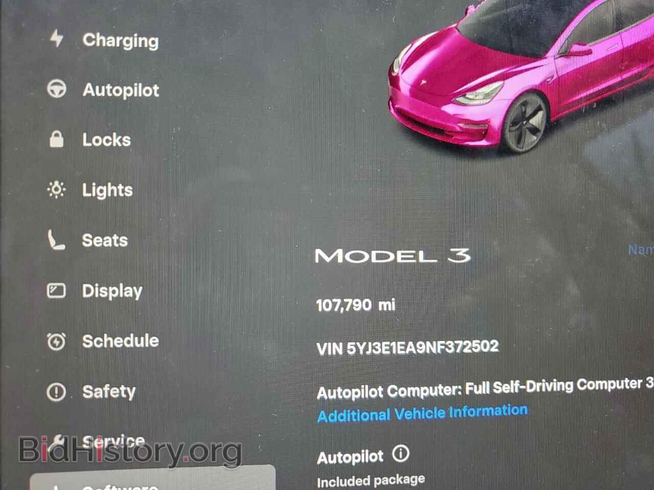 2022 TESLA MODEL 3 - VIN: 5YJ3E1EA9NF372502 - Фото 9