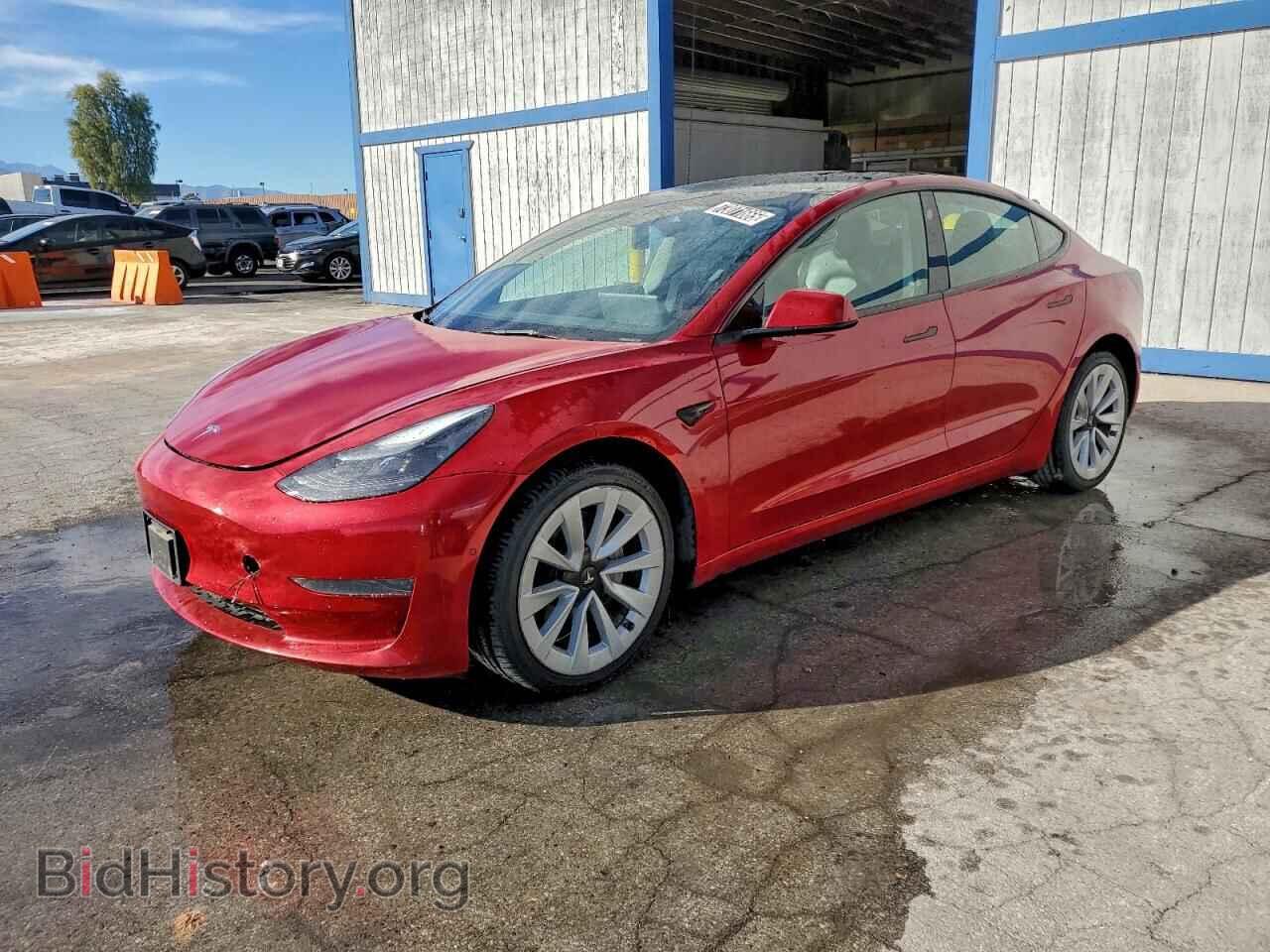 Photo 5YJ3E1EA3NF370762 - TESLA MODEL 3 2022