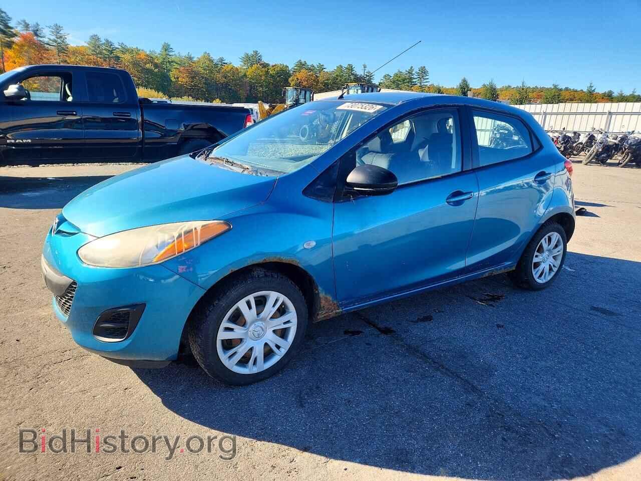 2011 Mazda 2 (VIN JM1DE1HZ4B0112105) — photo 1 of 12, Copart, damage: normal wear
