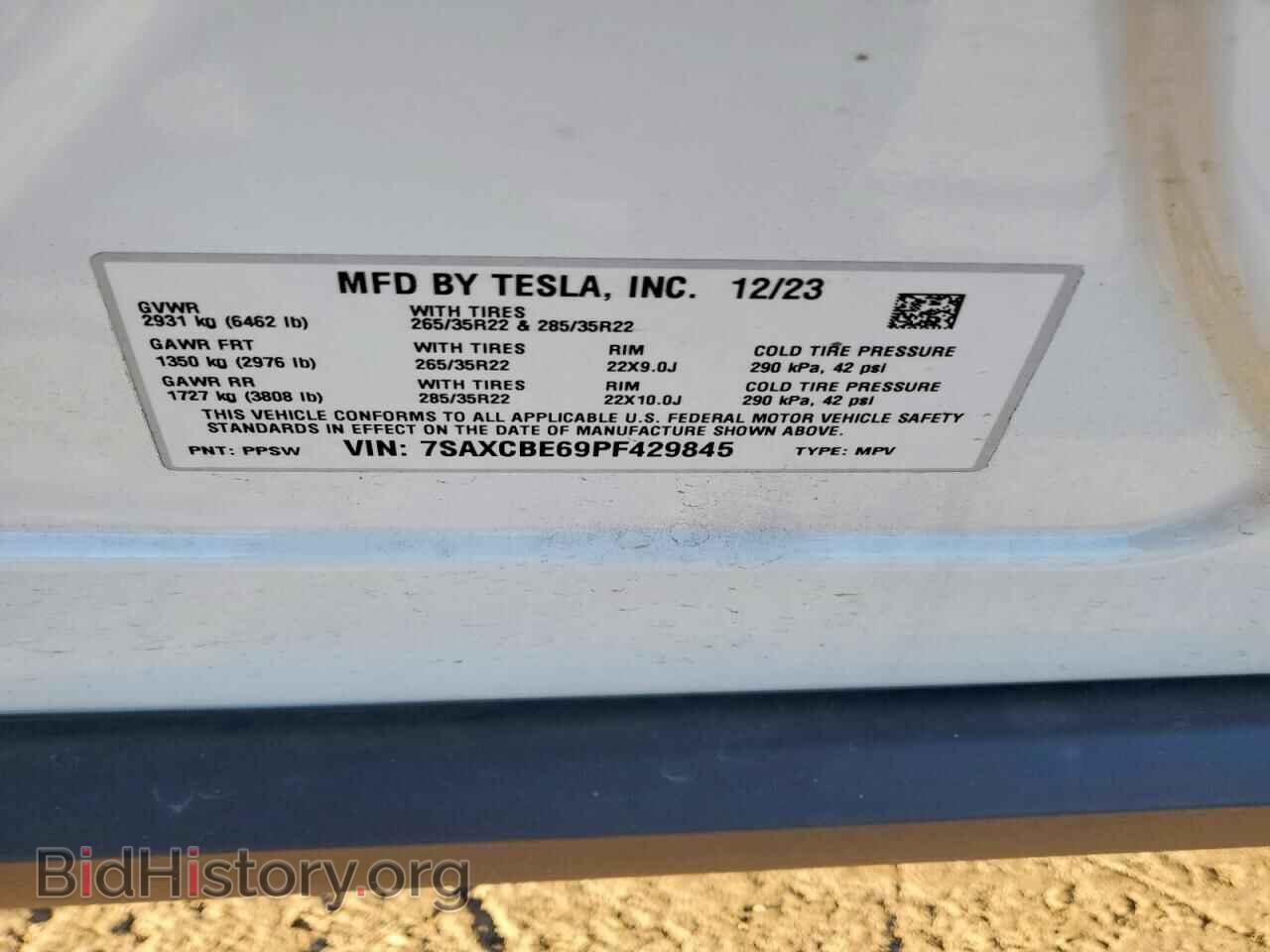 2023 TESLA MODEL X - VIN: 7SAXCBE69PF429845 - Photo 13
