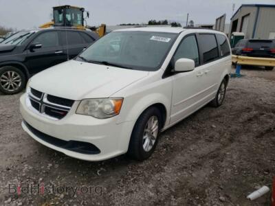 2013 Dodge CARAVAN Grand Cara, white — VIN 2C4RDGCG1DR761094, Copart