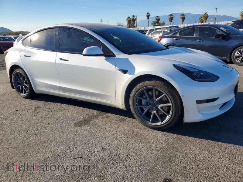 2021 Tesla MODEL 3 (VIN 5YJ3E1EB8MF879110) — photo 1 of 12, Copart, damage: side