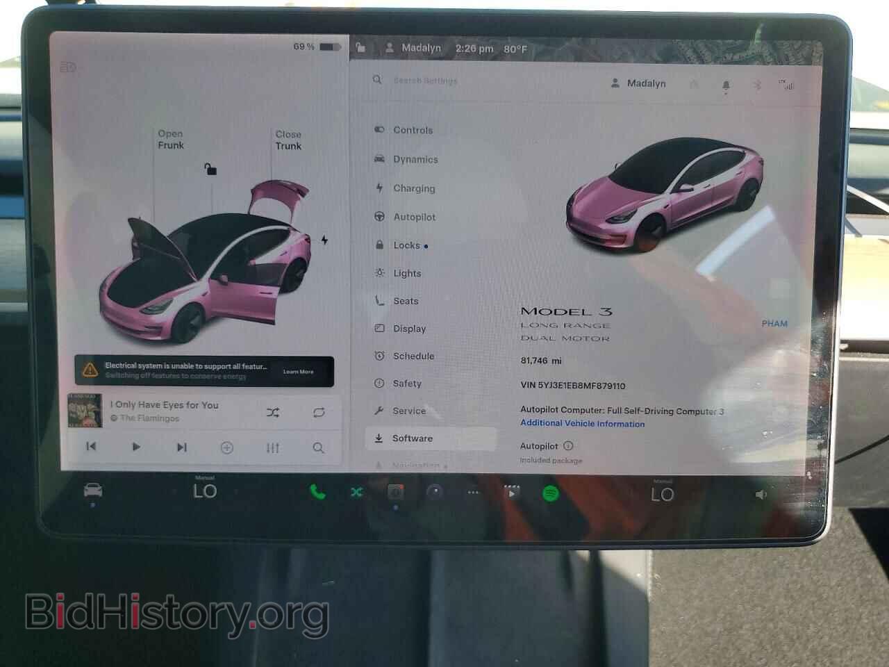 2021 TESLA MODEL 3 - VIN: 5YJ3E1EB8MF879110 - Photo 8