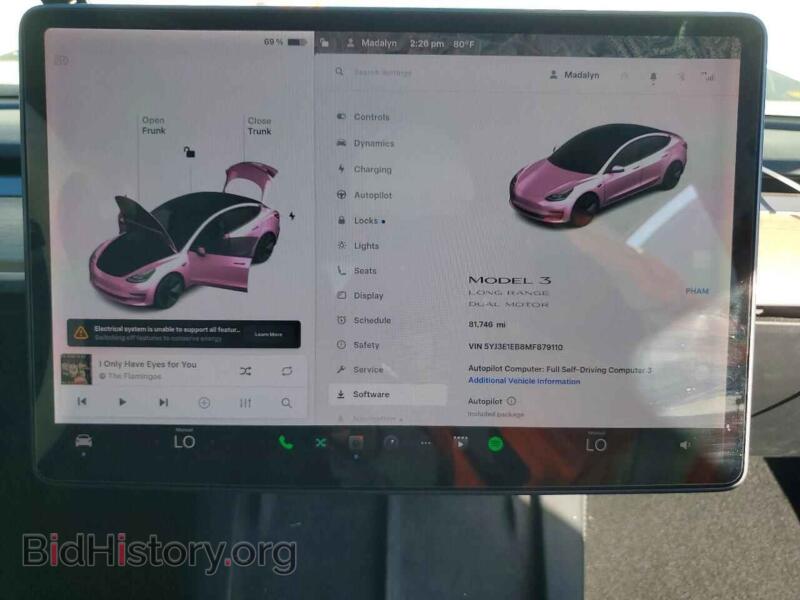 2021 Tesla MODEL 3 (VIN 5YJ3E1EB8MF879110) — photo 8 of 12