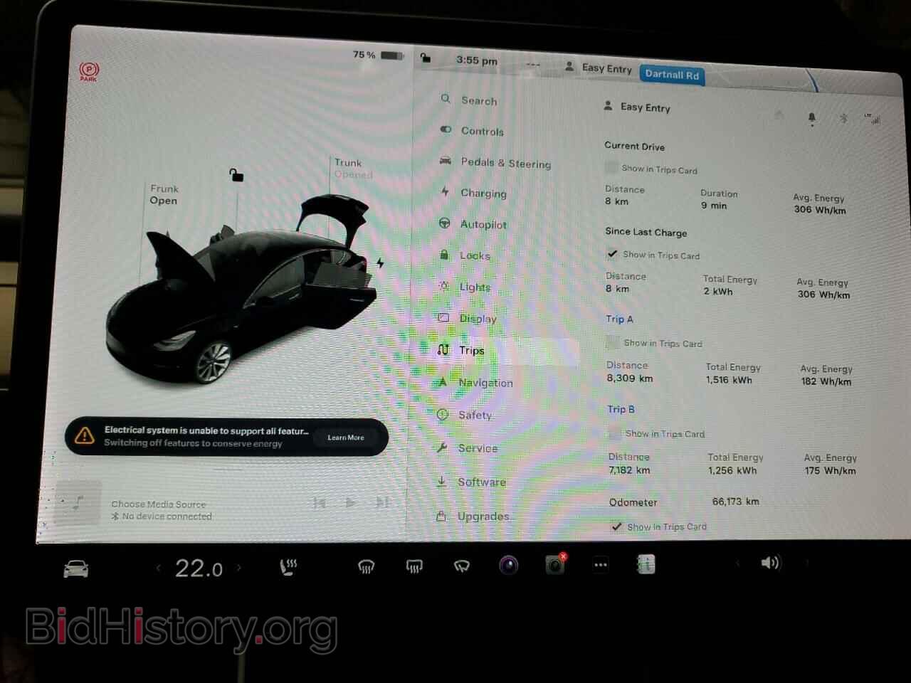 2019 TESLA MODEL 3 - VIN: 5YJ3E1EB3KF251002 - Photo 9