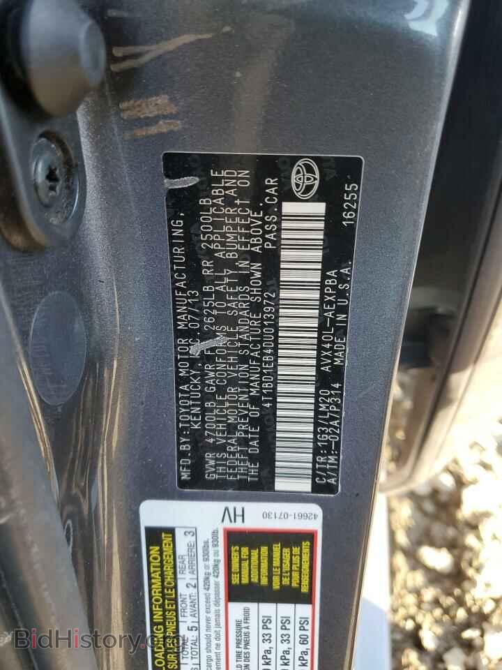 2013 TOYOTA AVALON - VIN: 4T1BD1EB4DU013972 - Фото 10