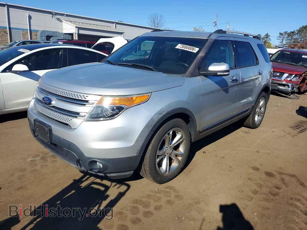 2014 Ford EXPLORER Limited (VIN 1FM5K8F82EGA83453) — фото 1 из 13, Copart, повреждение: бок