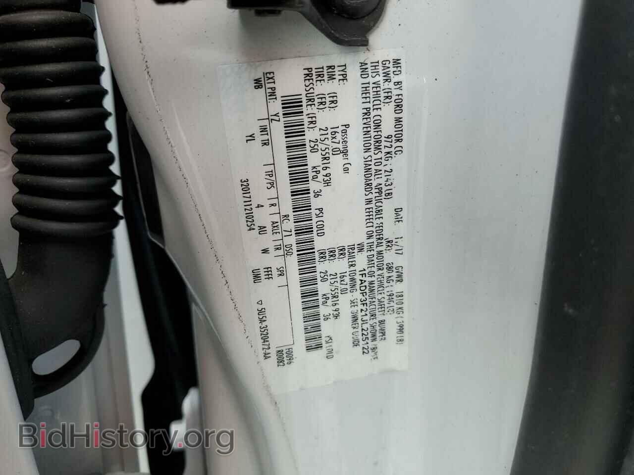 2018 FORD FOCUS - VIN: 1FADP3F21JL225122 - Фото 12