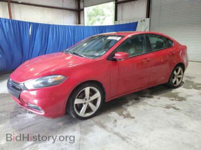 2014 Dodge DART GT, красный — VIN 1C3CDFEB8ED683620, Copart