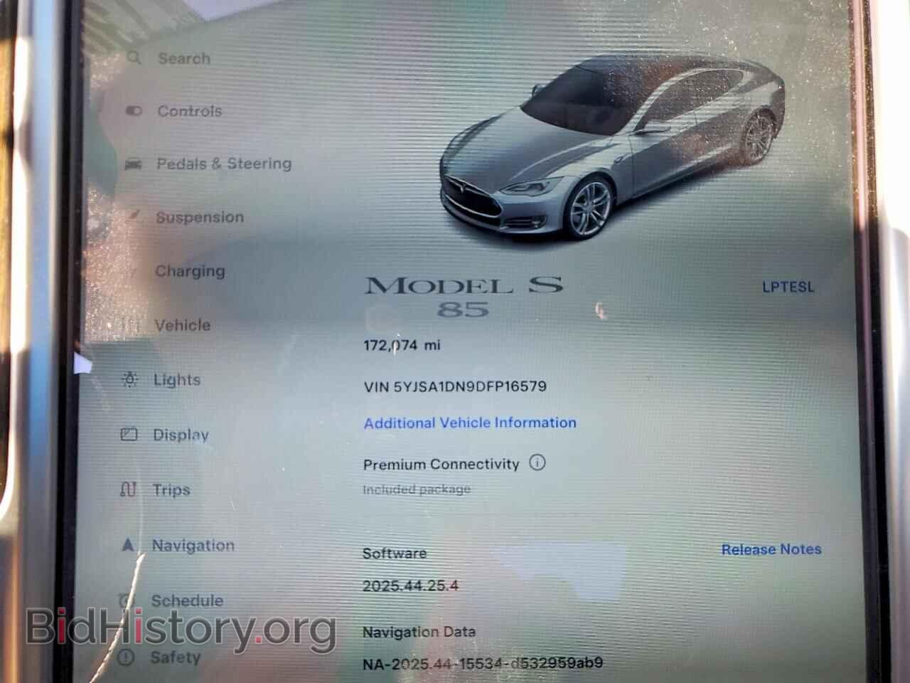 2013 TESLA MODEL S - VIN: 5YJSA1DN9DFP16579 - Фото 9