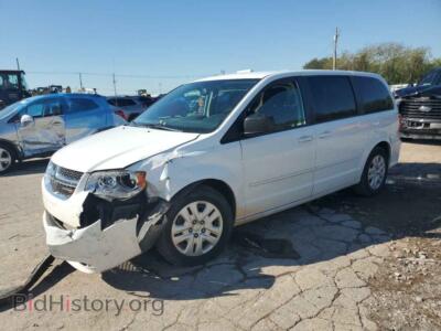 2015 Dodge CARAVAN SE, белый — VIN 2C4RDGBG3FR718719, Copart