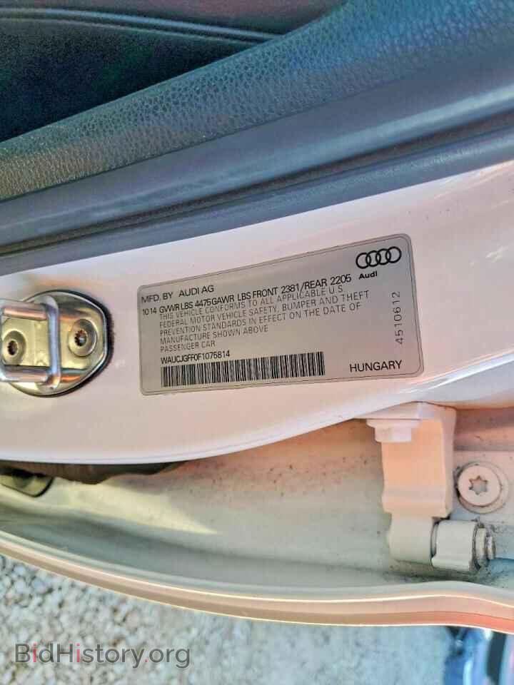 2015 AUDI A3 - VIN: WAUCJGFF0F1075814 - Фото 13